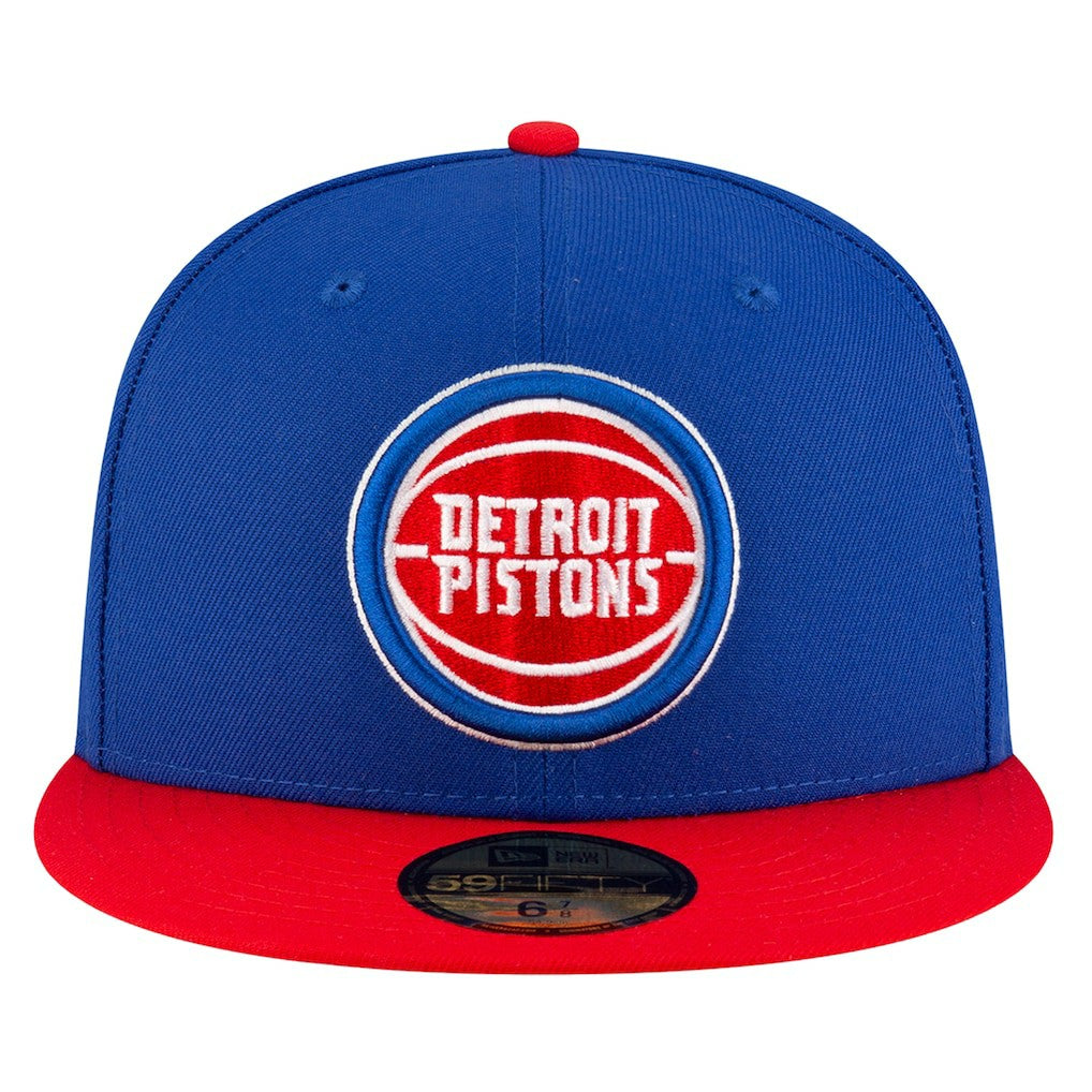 Detroit Pistons Two-Tone 59FIFTY Fitted Hat for sale Blue | New Era outlet