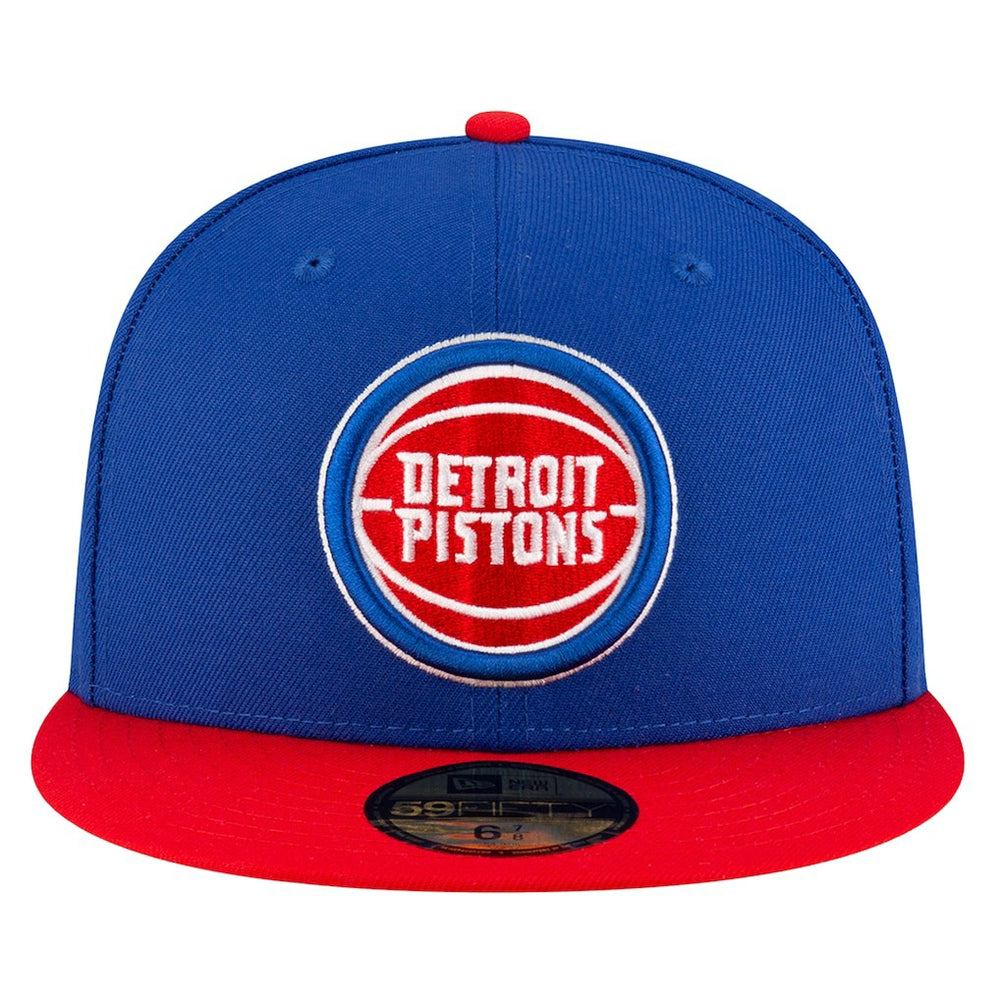 Detroit Pistons Two-Tone 59FIFTY Fitted Hat for sale Blue | New Era outlet