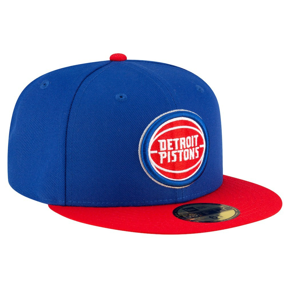 Detroit Pistons Two-Tone 59FIFTY Fitted Hat for sale Blue | New Era outlet