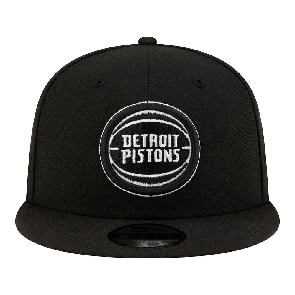 Detroit Pistons Team 9FIFTY Snapback Hat Black/White | New Era for sale