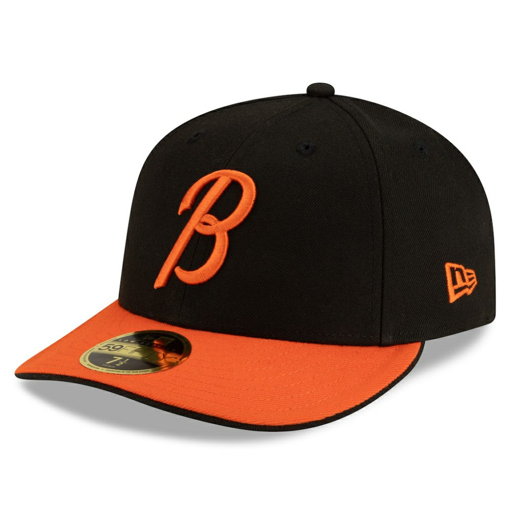 Baltimore Orioles New Era Authentic Collection Low Profile 59FIFTY Fitted Hat - Black/Orange - New Era Online
