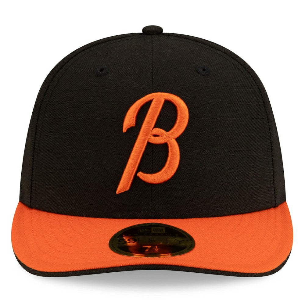 Baltimore Orioles New Era Authentic Collection Low Profile 59FIFTY Fitted Hat - Black/Orange - New Era Online