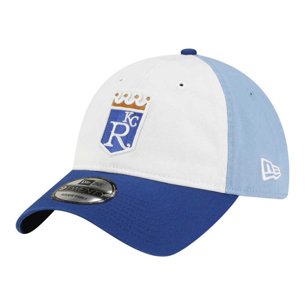 Kansas City Royals New Era Replica Core Classic 9TWENTY Adjustable Hat - Blue - New Era Sale