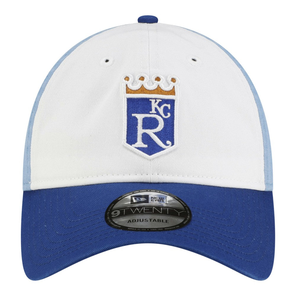 Kansas City Royals New Era Replica Core Classic 9TWENTY Adjustable Hat - Blue - New Era Sale