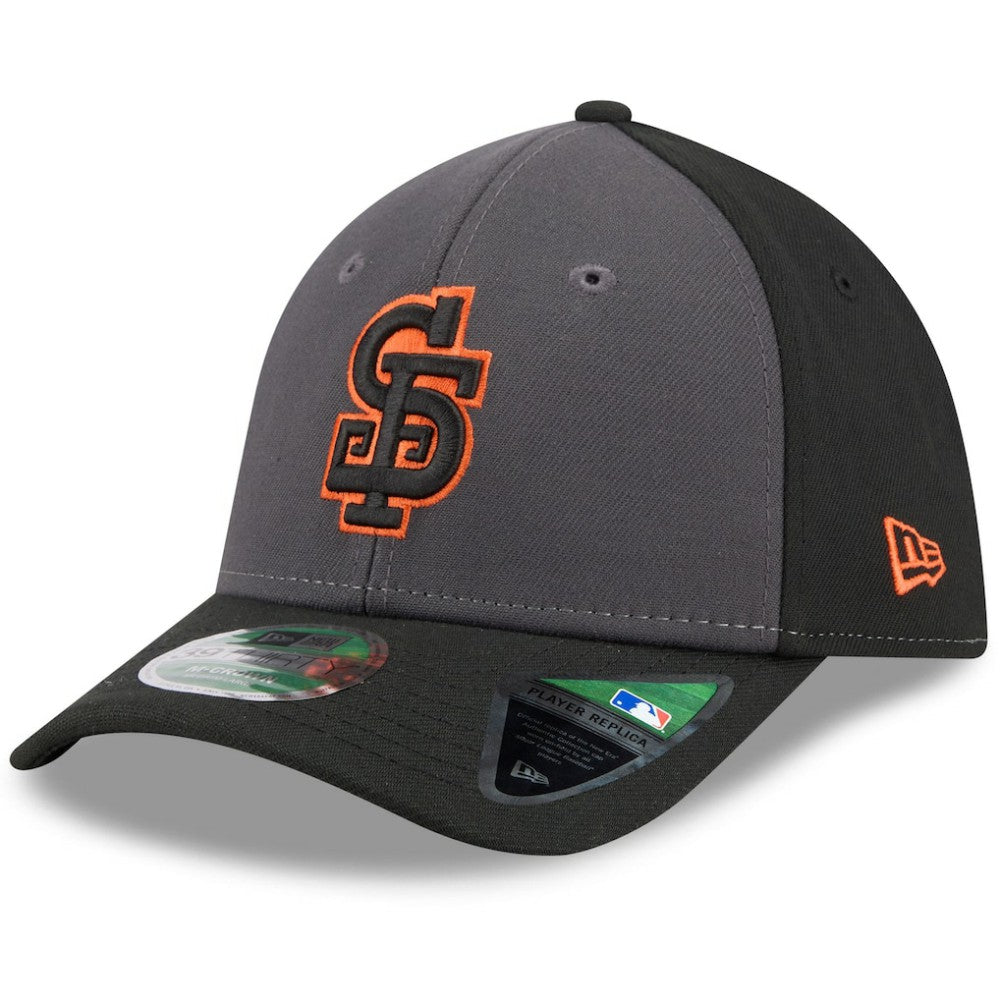 San Francisco Giants New Era Player Replica Alternate 39THIRTY Flex Hat - Gray/Black - New Era Sale