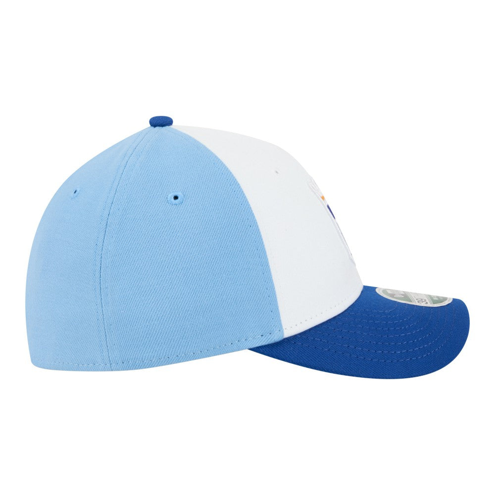 Kansas City Royals New Era Player Replica 39THIRTY M-Crown Flex Hat - White/Royal - New Era Sale