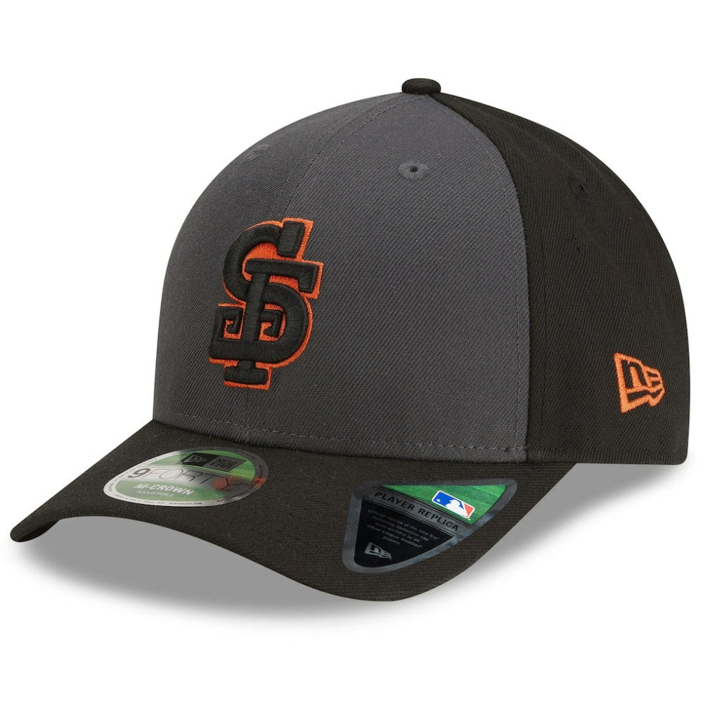 San Francisco Giants New Era Player Replica Alternate 9FORTY M-Crown Adjustable Hat - Gray/Black - New Era Lifestyle