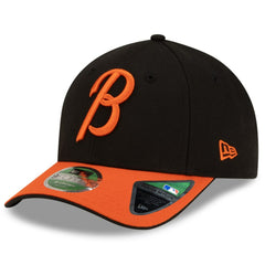 Baltimore Orioles New Era Player Replica 9FORTY Adjustable Hat - Black/Orange - New Era Lifestyle