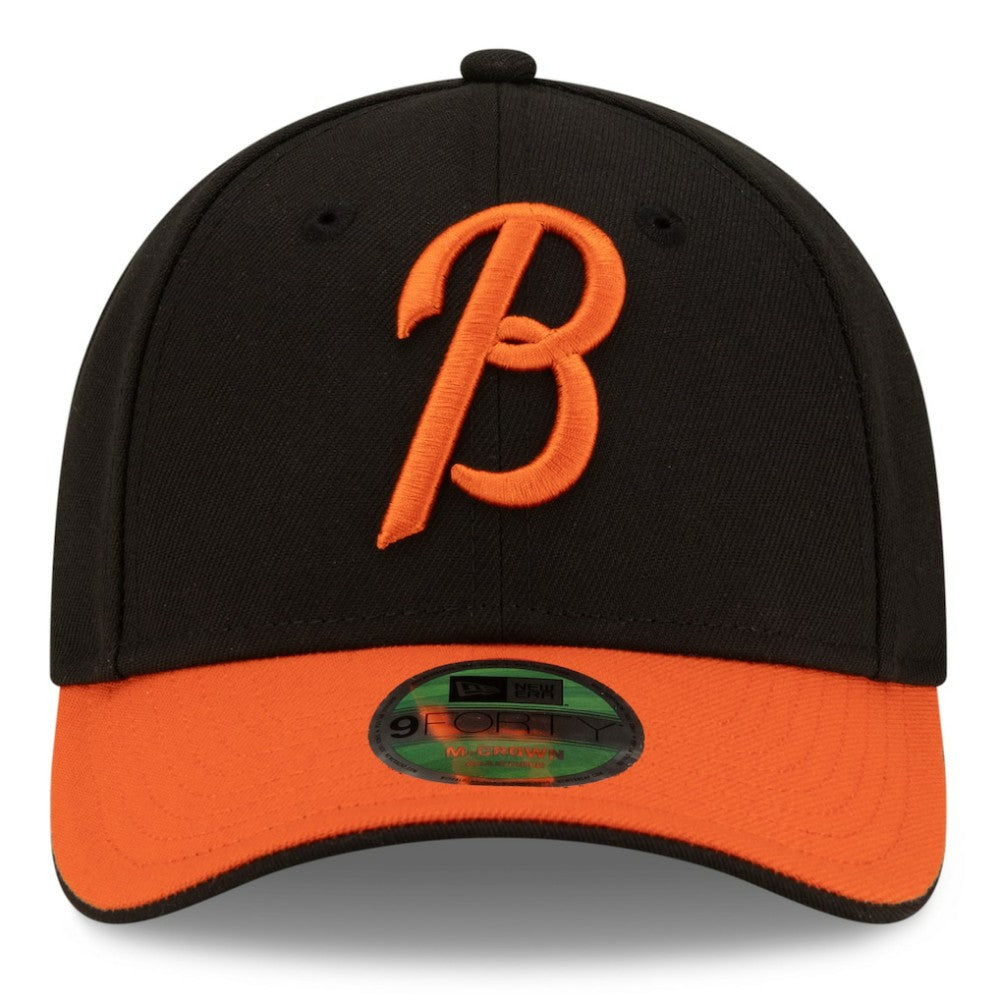 Baltimore Orioles New Era Player Replica 9FORTY Adjustable Hat - Black/Orange - New Era Lifestyle