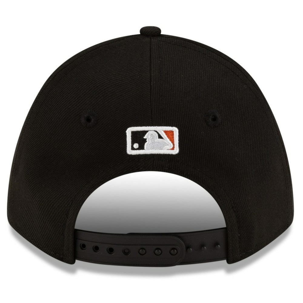 Baltimore Orioles New Era Player Replica 9FORTY Adjustable Hat - Black/Orange - New Era Lifestyle