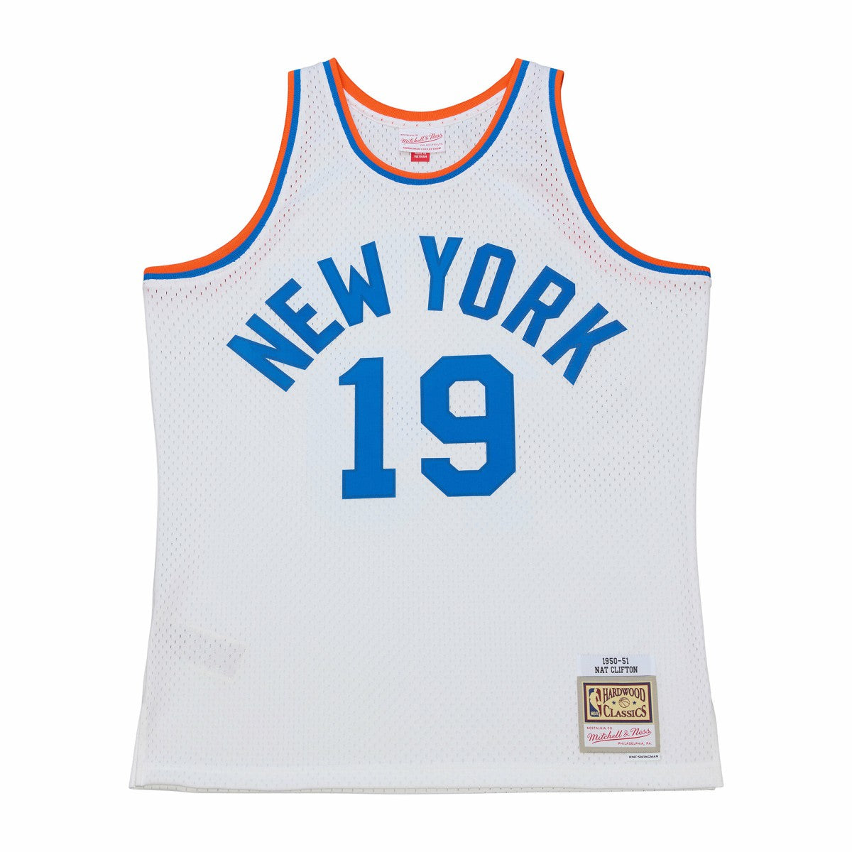 Nathaniel Clifton New York Knicks 1950-51 Pioneers Swingman Jersey White | Mitchell & Ness online