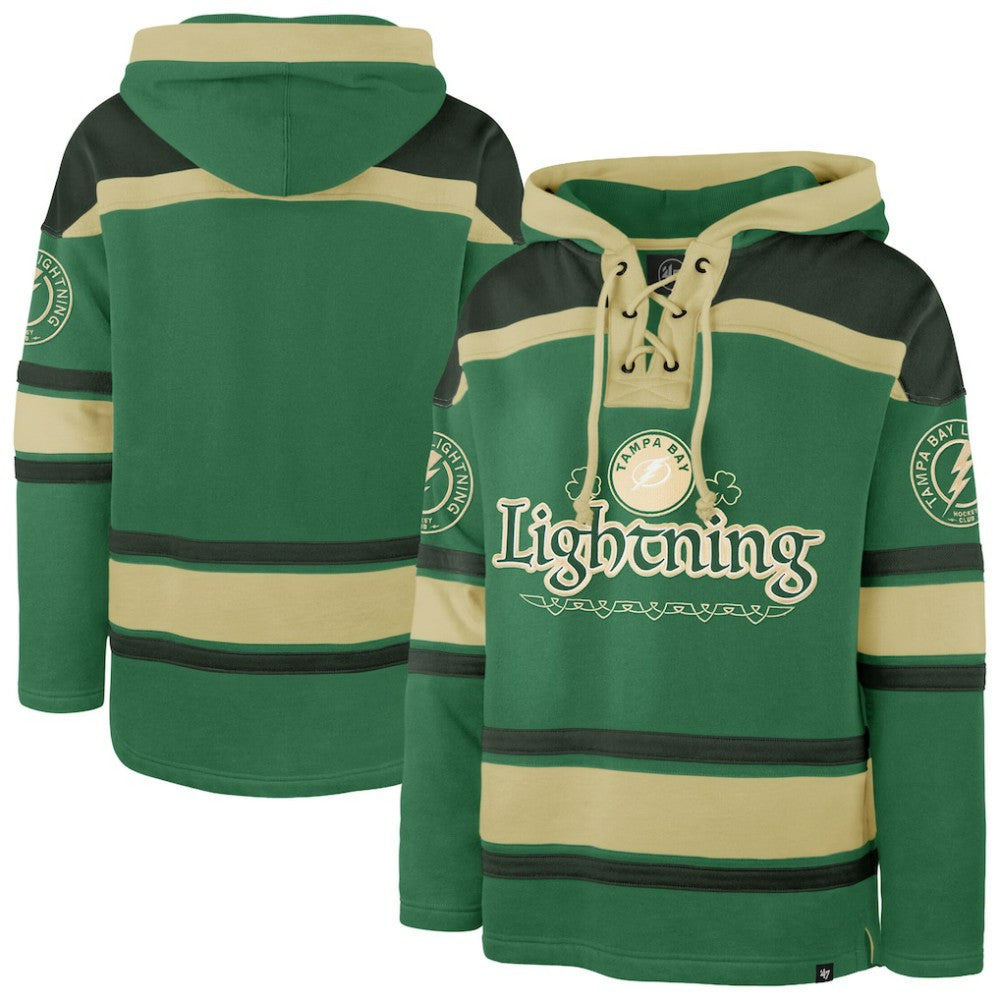 Tampa Bay Lightning '47 McLucky Superior Lacer Hoodie - Kelly Green - NHL 203730590