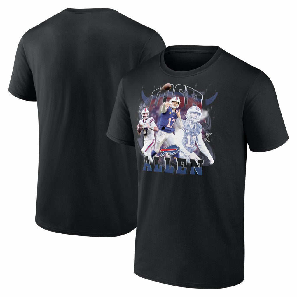 Josh Allen Buffalo Bills Notorious T-Shirt Black