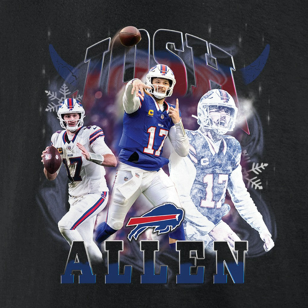 Josh Allen Buffalo Bills Notorious T-Shirt Black