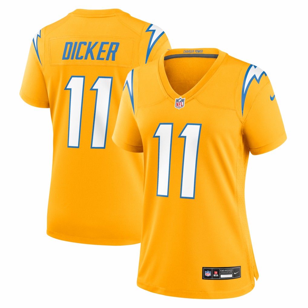 Nike Cameron Dicker Los Angeles Chargers Women's Alternate Game Jersey Gold