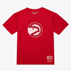 Atlanta Hawks Unisex Hardwood Classics Arch T-Shirt Red | Mitchell & Ness online