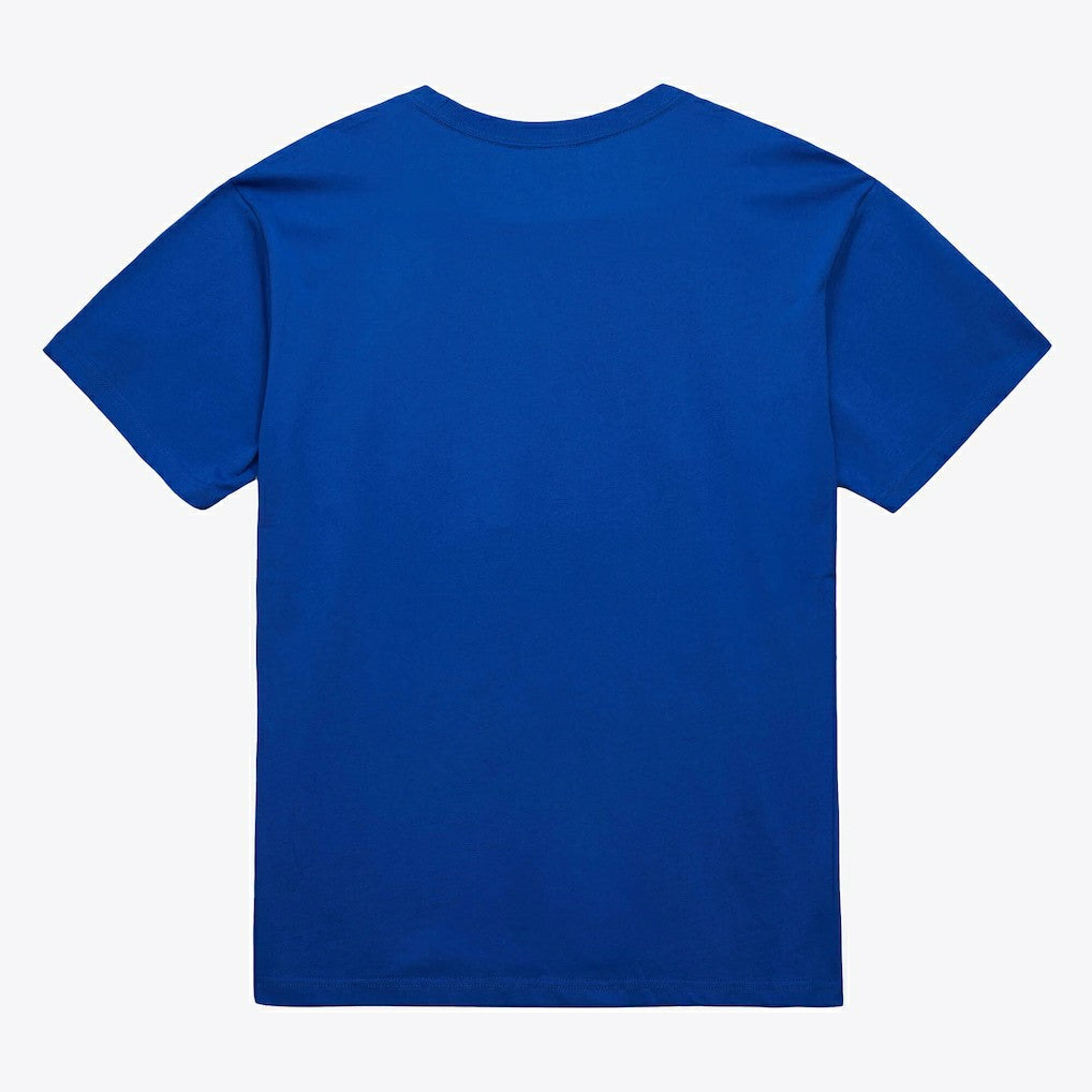 Philadelphia 76ers Unisex Hardwood Classics Arch T-Shirt Royal | Mitchell & Ness