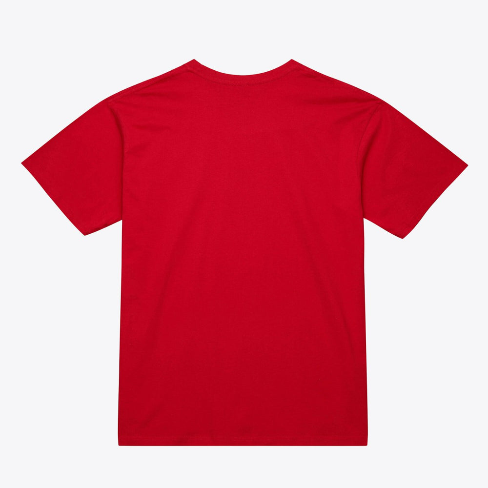 Miami Heat Unisex Hardwood Classics Arch T-Shirt Red | Mitchell & Ness for sale