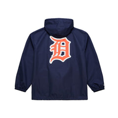 Detroit Tigers Mitchell & Ness Full-Snap Hooded Coaches Jacket - Navy - Mitchell & Ness Discount