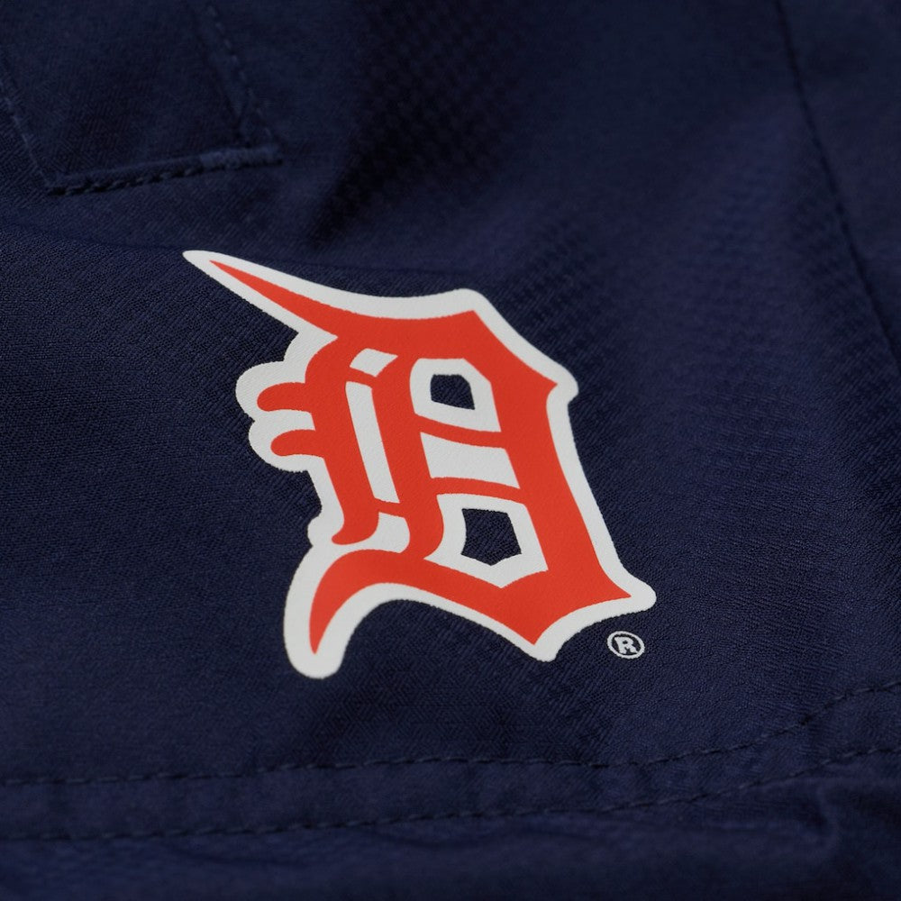 Detroit Tigers Mitchell & Ness Full-Snap Hooded Coaches Jacket - Navy - Mitchell & Ness Discount