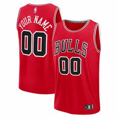 Chicago Bulls Fastbreak Custom Jersey for sale Icon Editi- Red | Fanatics Lifestyle