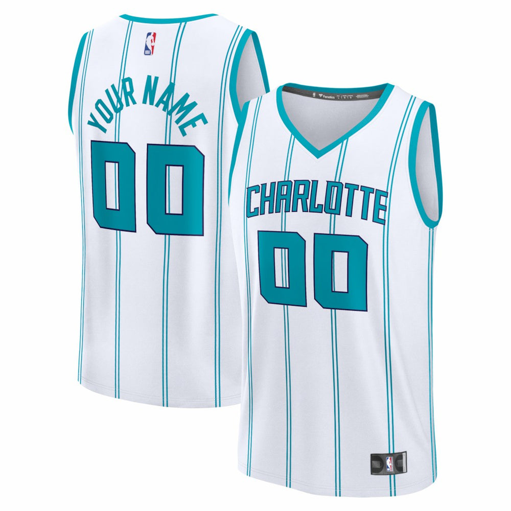 Charlotte Hornets Fastbreak Custom Jersey Association Edition White | Fanatics US