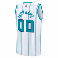 Charlotte Hornets Fastbreak Custom Jersey Association Edition White | Fanatics US