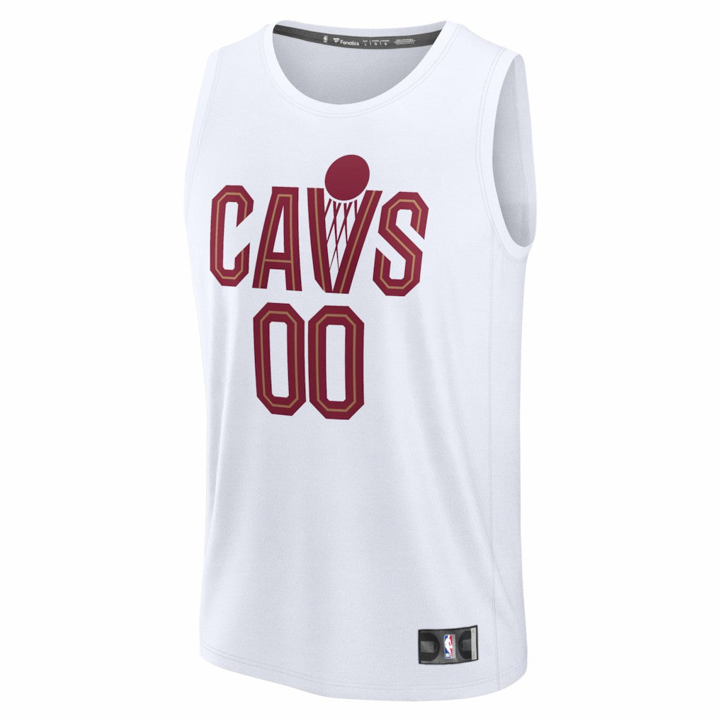 Cleveland Cavaliers Fastbreak Custom Jersey for sale Association Editi- White | Fanatics outlet