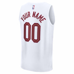 Cleveland Cavaliers Fastbreak Custom Jersey for sale Association Editi- White | Fanatics outlet
