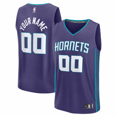 Charlotte Hornets Youth Fastbreak Custom Jersey Statement Edition Purple | Fanatics US