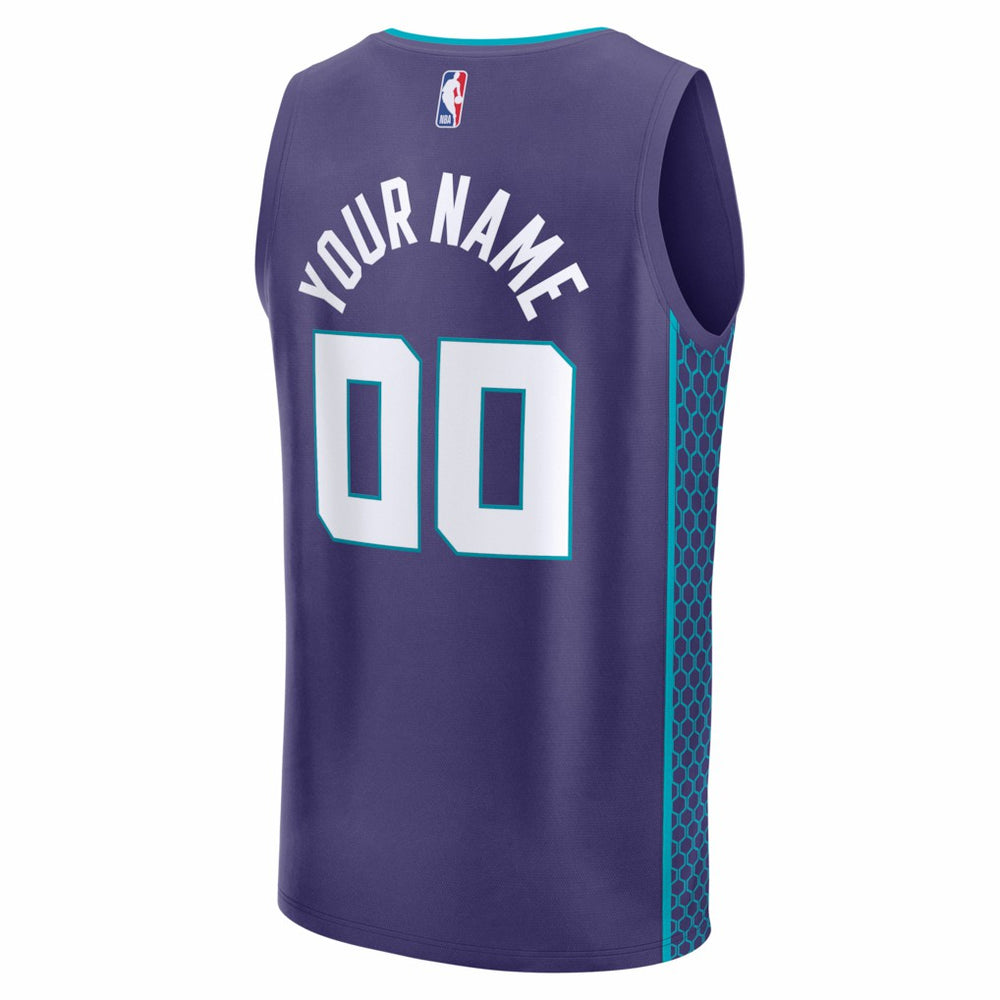 Charlotte Hornets Youth Fastbreak Custom Jersey Statement Edition Purple | Fanatics US