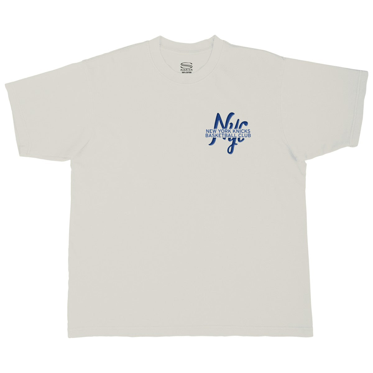 New York Knicks Stadium Essentials Unisex Local Barfly Urban T-Shirt Cream
