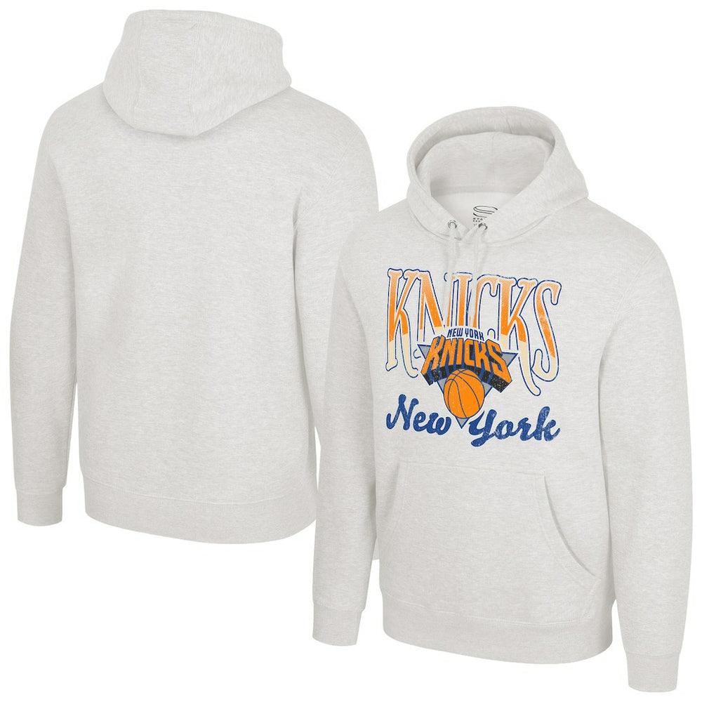 New York Knicks Stadium Essentials Unisex Sky High Hoodie Oatmeal