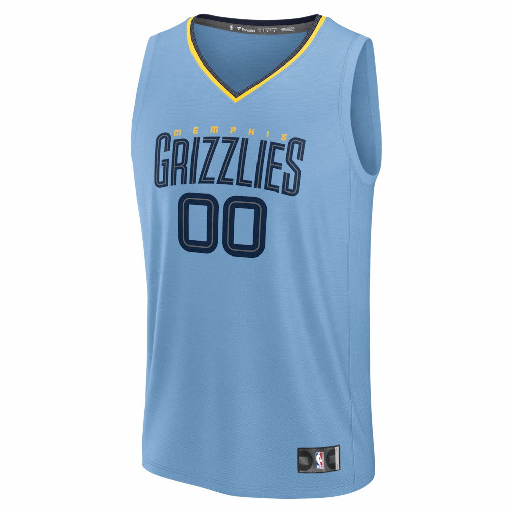 Memphis Grizzlies Youth Fastbreak Custom Jersey Statement Edition Light Blue | Fanatics outlet