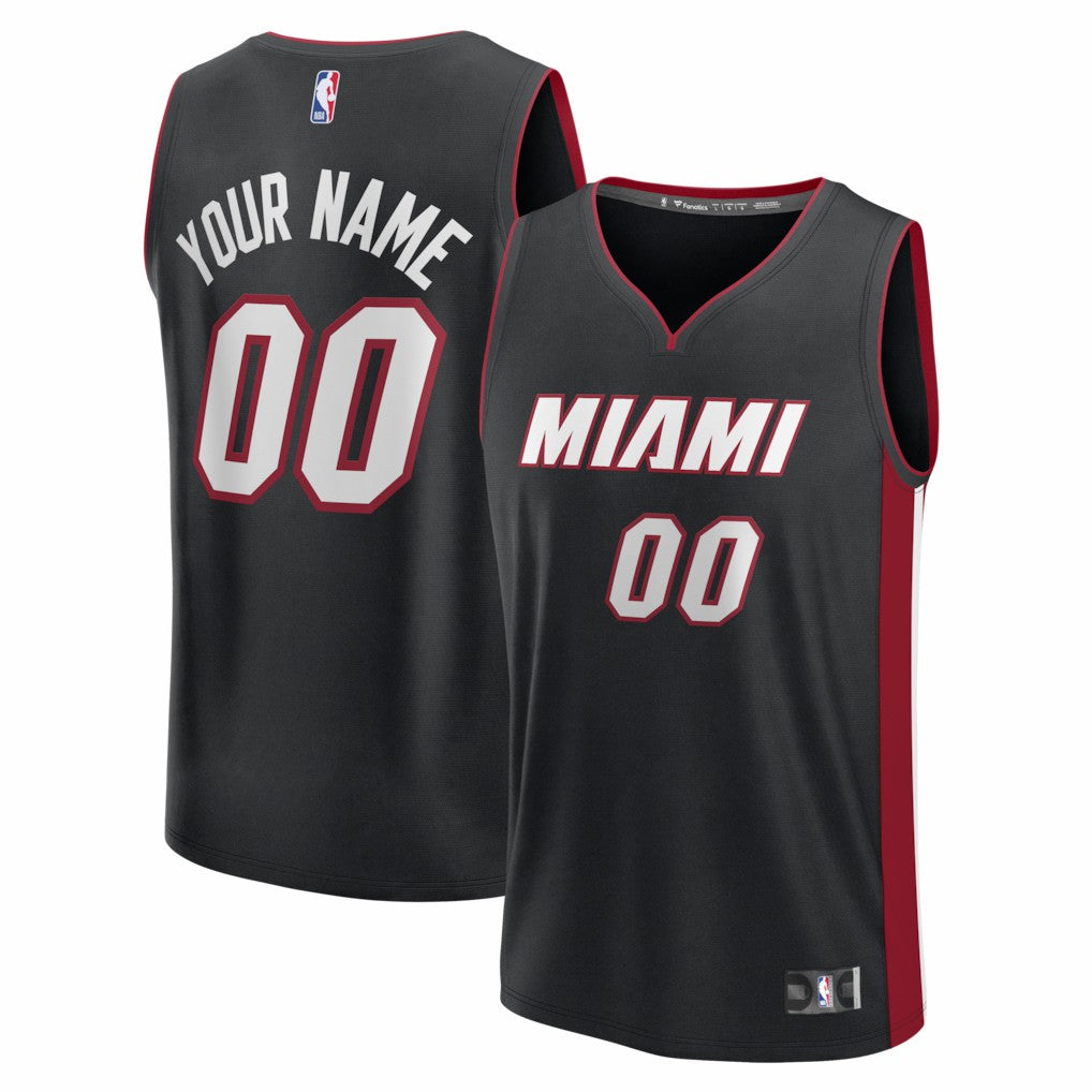 Miami Heat Fastbreak Custom Jersey Icon Edition Black | Fanatics Near Me