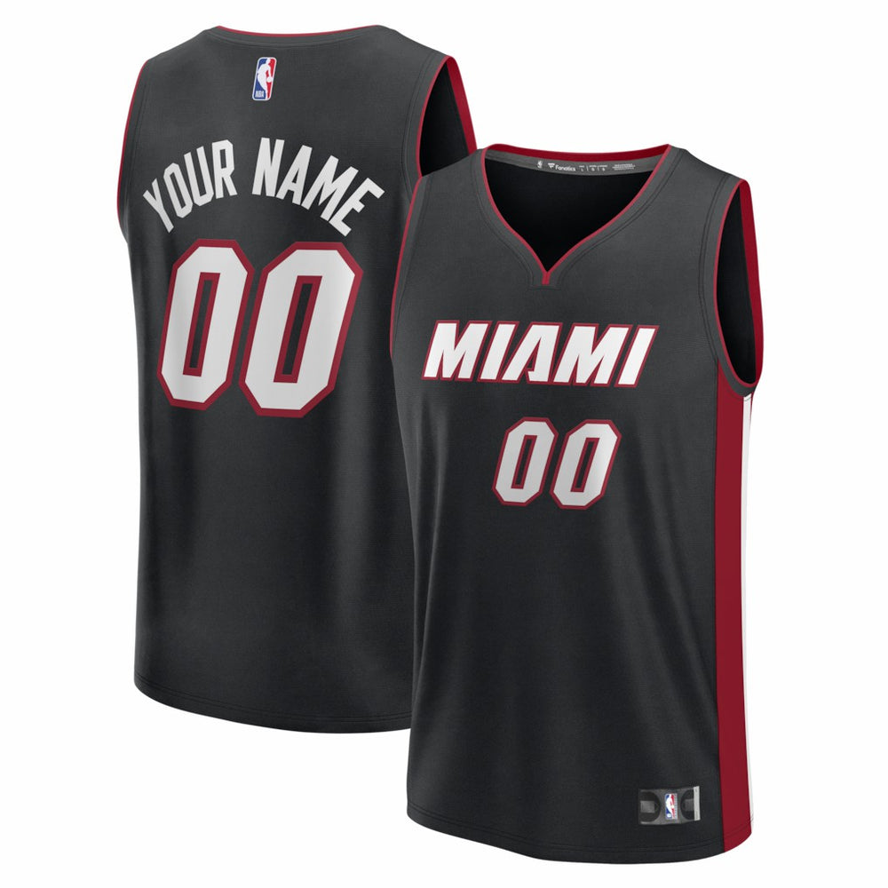 Miami Heat Fastbreak Custom Jersey Icon Edition Black | Fanatics Near Me