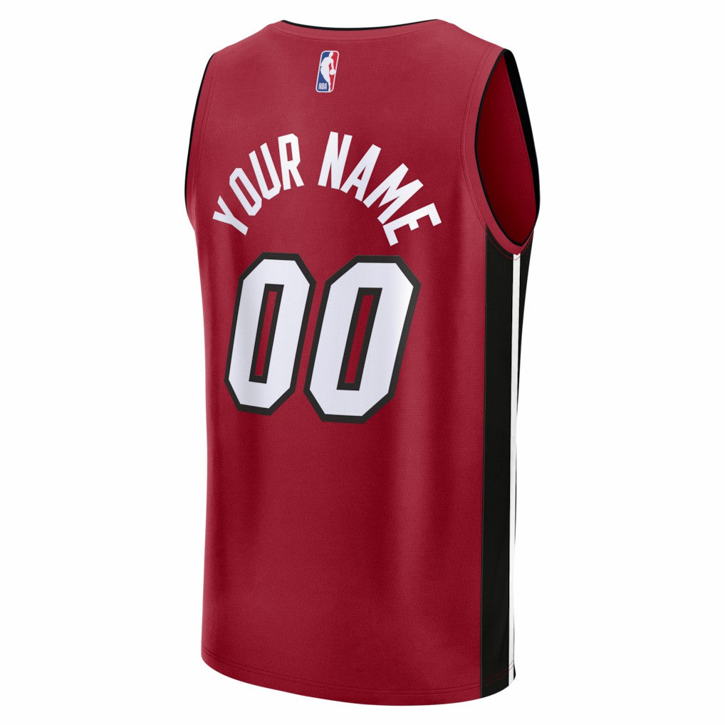 Miami Heat Fastbreak Custom Jersey Statement Edition Red | Fanatics outlet