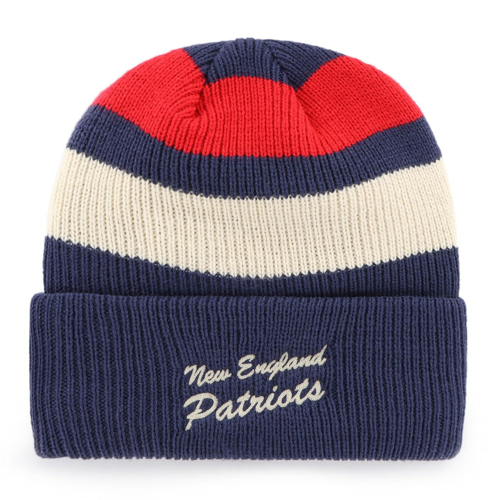 47 brand New England Patriots '47 Clubhouse Jennings Cuffed Knit Hat Navy