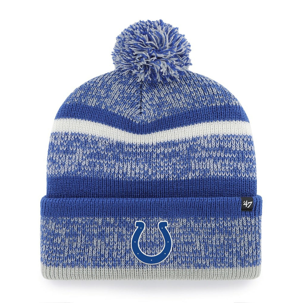 47 brand Indianapolis Colts '47 Northward Cuffed Knit Hat with Pom Royal