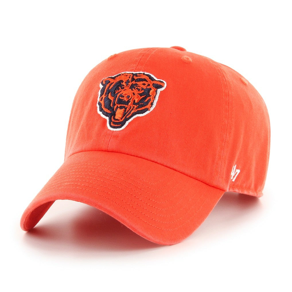 47 brand Chicago Bears '47 Historic Logo Clean Up Adjustable Hat Orange