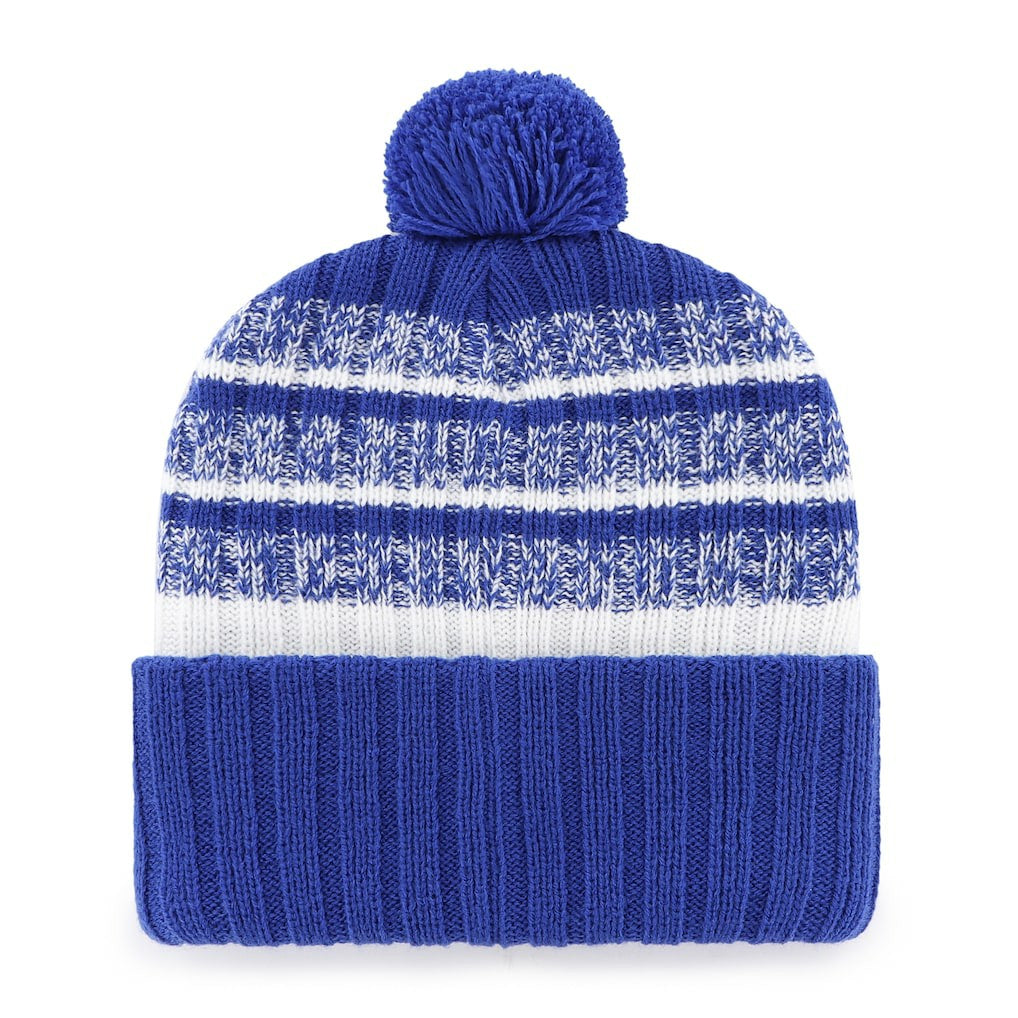 47 brand Indianapolis Colts '47 Tavern Cuffed Knit Hat with Pom Royal/White