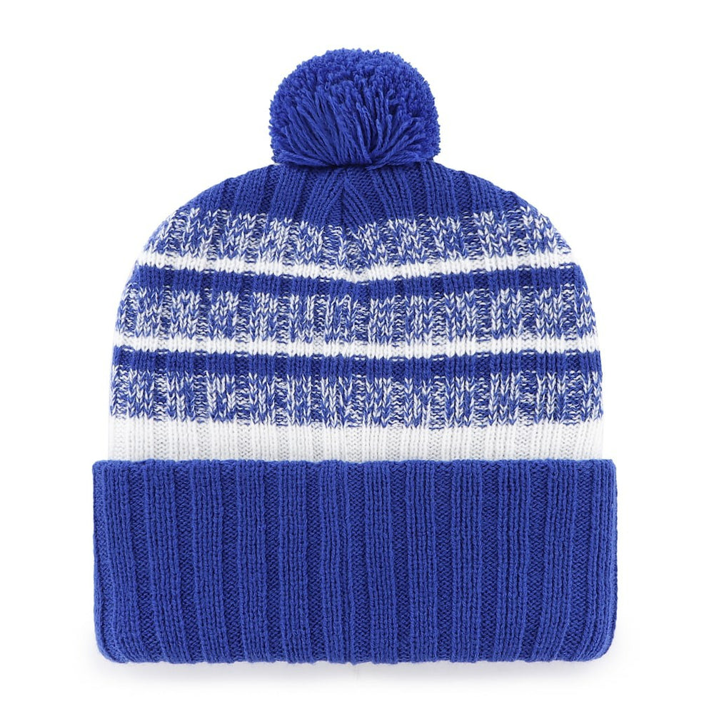 47 brand Indianapolis Colts '47 Tavern Cuffed Knit Hat with Pom Royal/White