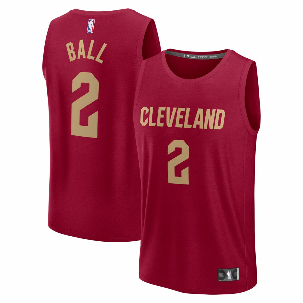 Lonzo Ball Cleveland Cavaliers Fast Break Replica Jersey for sale Wine for sale Icon Edition | Fanatics Near Me