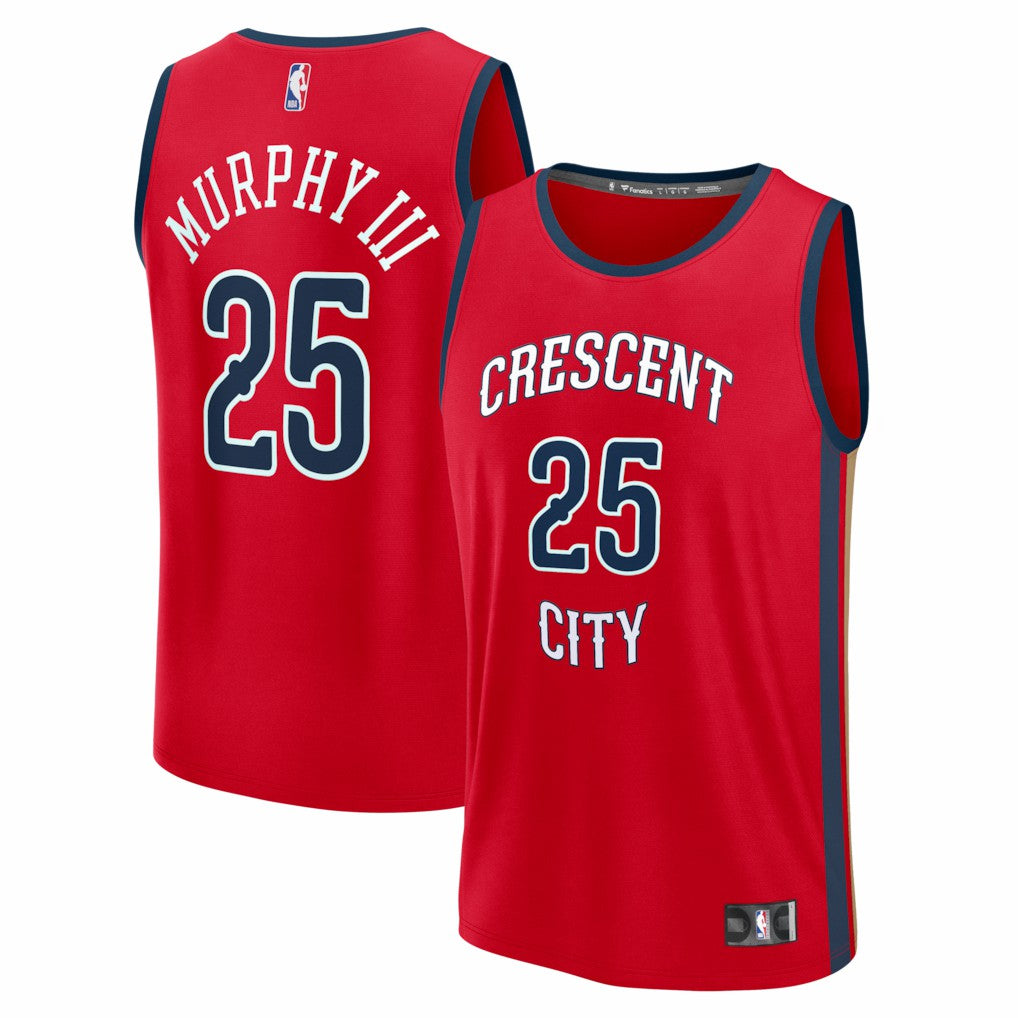 Trey Murphy III New Orleans Pelicans Fast Break Replica Player Jersey Statement Edition Red | Fanatics US