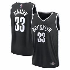 Nic Claxton Brooklyn Nets Fast Break Replica Jersey Black Icon Edition | Fanatics US