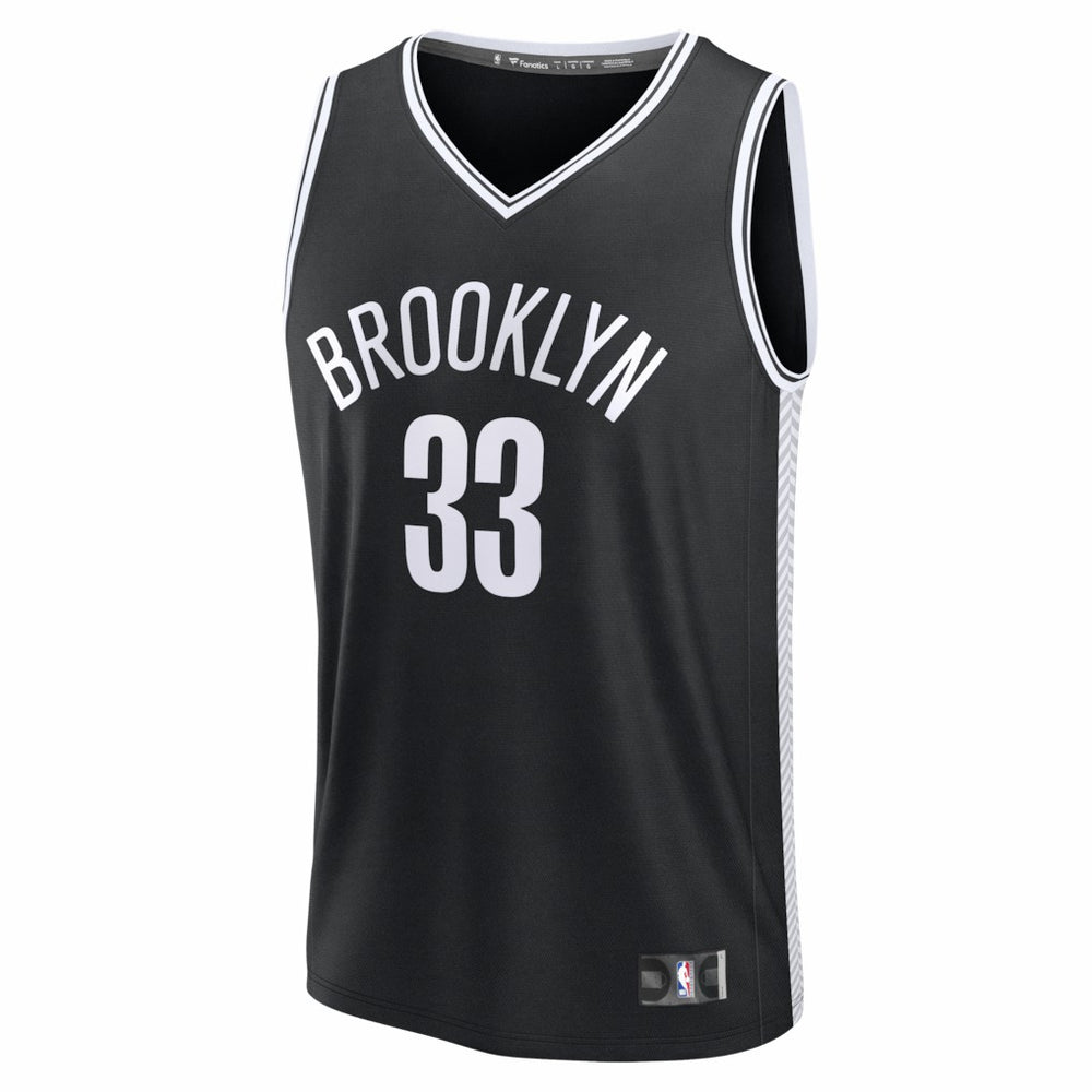 Nic Claxton Brooklyn Nets Fast Break Replica Jersey Black Icon Edition | Fanatics US