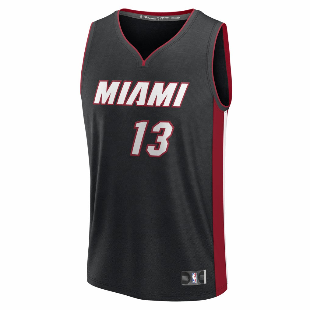 Bam Adebayo Miami Heat Fast Break Replica Jersey Black Icon Edition | Fanatics online