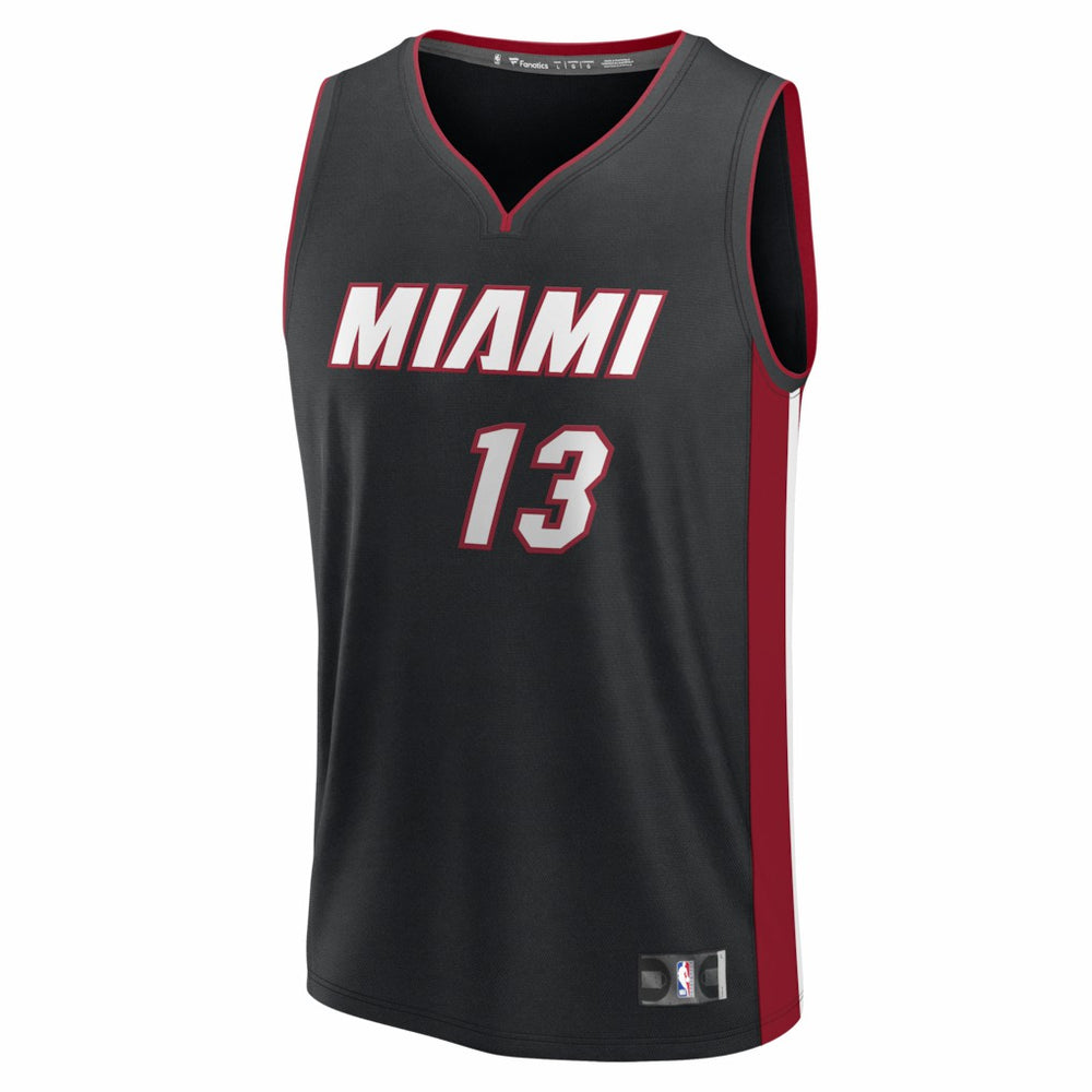 Bam Adebayo Miami Heat Fast Break Replica Jersey Black Icon Edition | Fanatics online