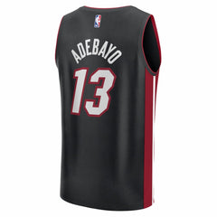 Bam Adebayo Miami Heat Fast Break Replica Jersey Black Icon Edition | Fanatics online