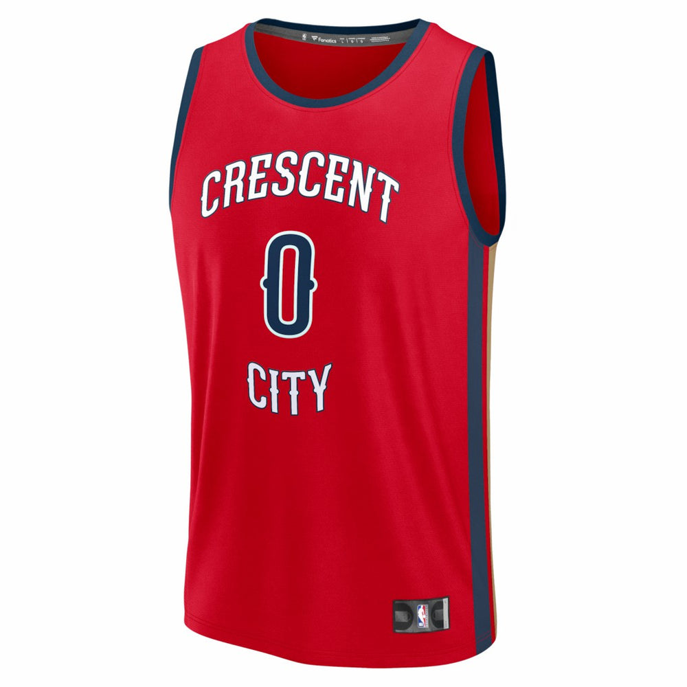 Jeremiah Fears New Orleans Pelicans Fast Break Replica Player Jersey Statement Edition Red | Fanatics outlet